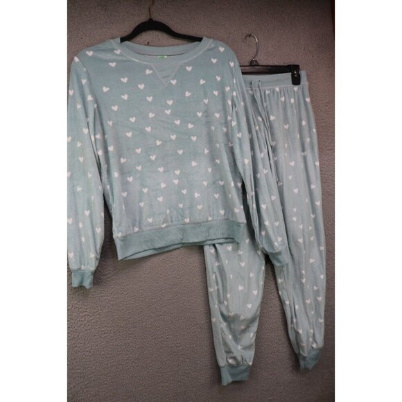 Honeydew Velour Pajama Set-Hearts-Size Small - Picture 1 of 11